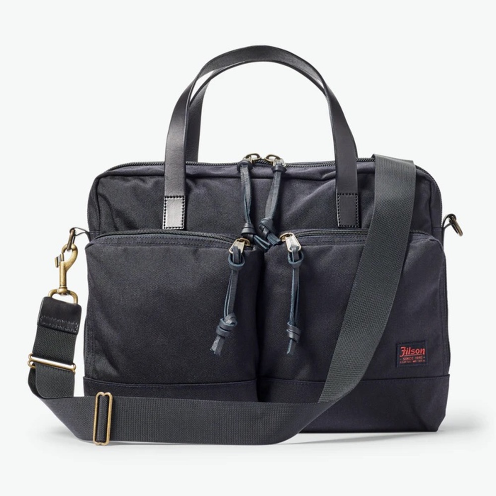 Filson Dryden Briefcase in dark navy - never used